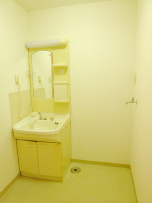 Washroom. Independent wash basin