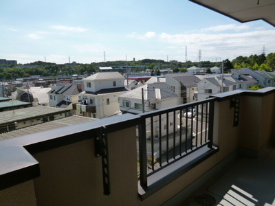 Balcony. The view from the balcony