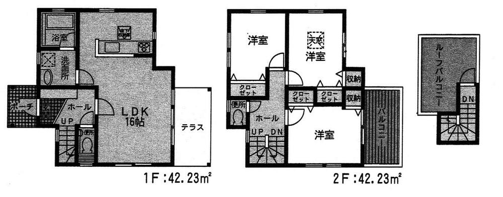 Floor plan. 22,300,000 yen, 3LDK, Land area 150.34 sq m , Building area 84.46 sq m