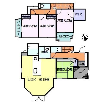 Floor plan. 34,800,000 yen, 4LDK + S (storeroom), Land area 274.59 sq m , Building area 98.2 sq m