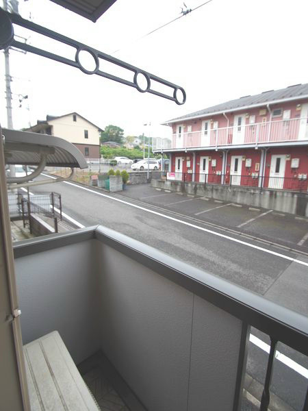 Balcony. Also it dries firmly laundry