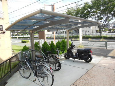 Other common areas. On-site is a bicycle parking lot