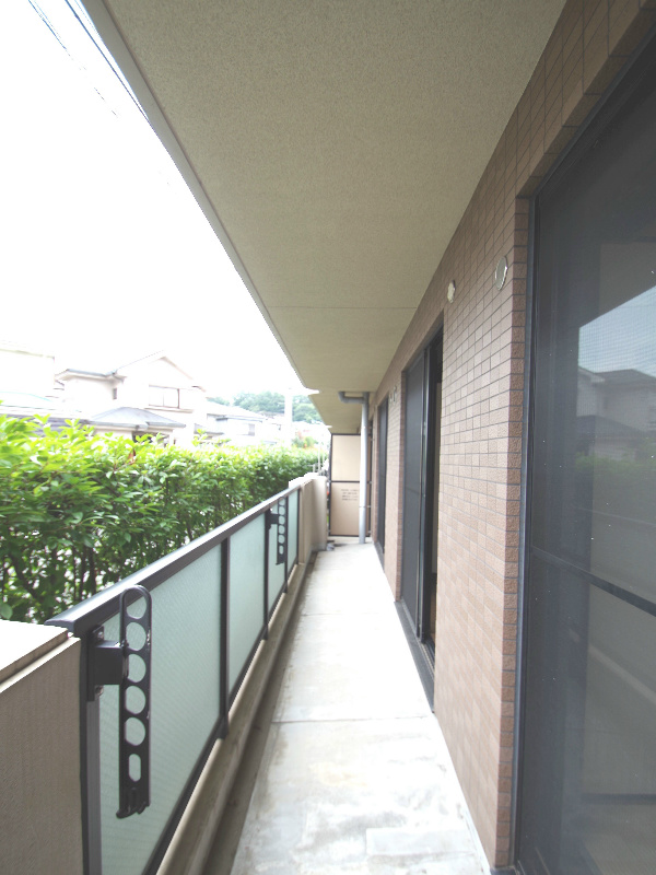 Balcony. It dries also laundry firm!