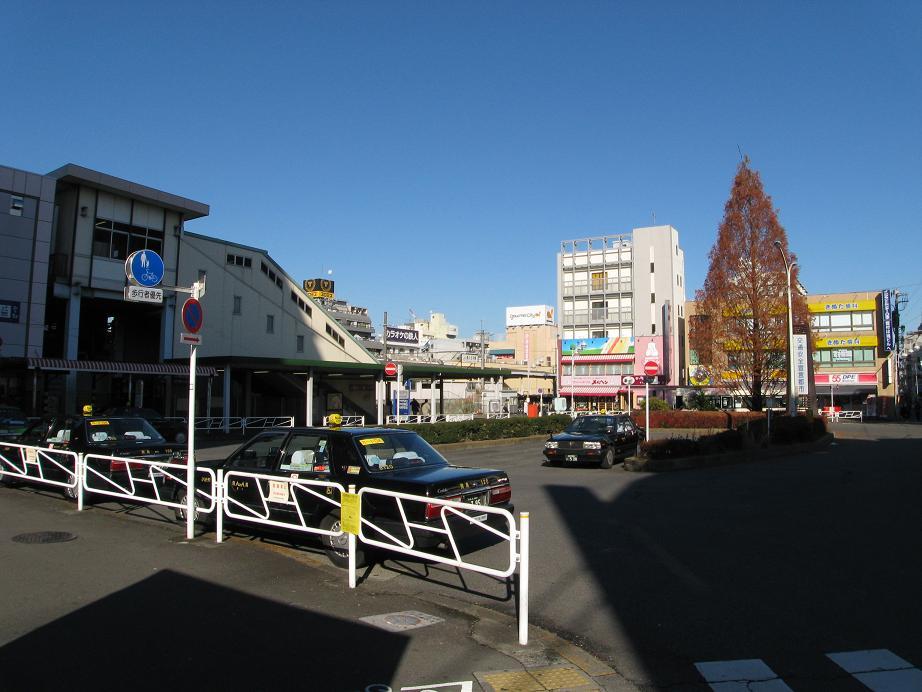 route map. Center line "West Hachioji" station still a 13-minute walk