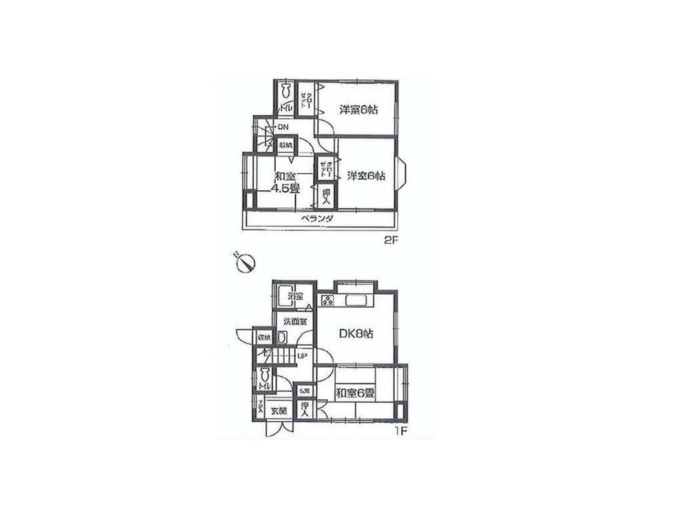 Floor plan. 16.8 million yen, 4DK, Land area 130.51 sq m , Building area 77.94 sq m