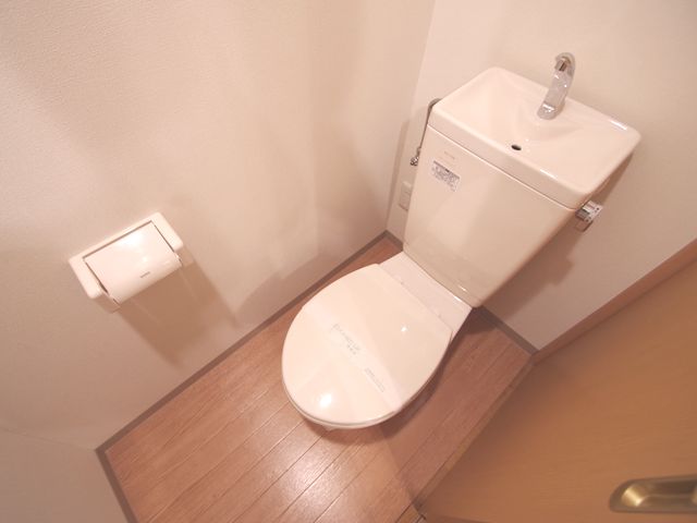 Toilet. Same building, It will be photos of the floor plan of the room. (image)