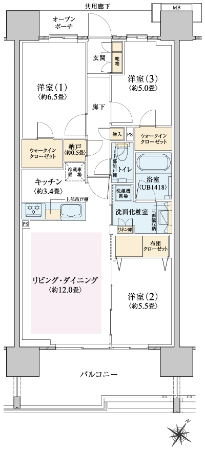 Floor: 3LDK + N + 2WIC, occupied area: 74.71 sq m, Price: TBD