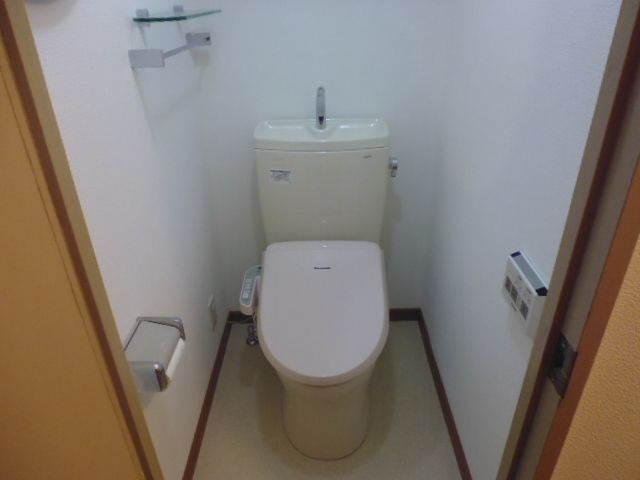 Toilet. With Washlet