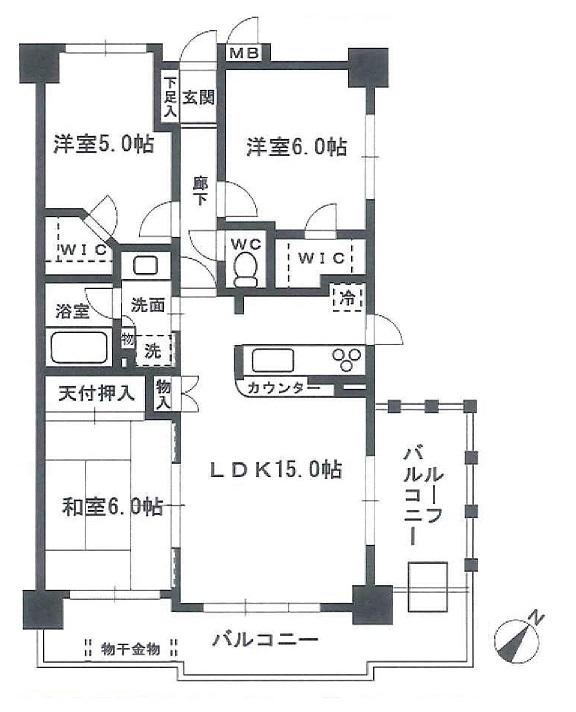 Floor plan. 3LDK, Price 25,300,000 yen, Occupied area 70.46 sq m , Balcony area 19.27 sq m roof balcony 3LDK, Yang per All rooms lighting ・ Ventilation good