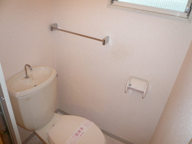 Toilet. Toilet small window with