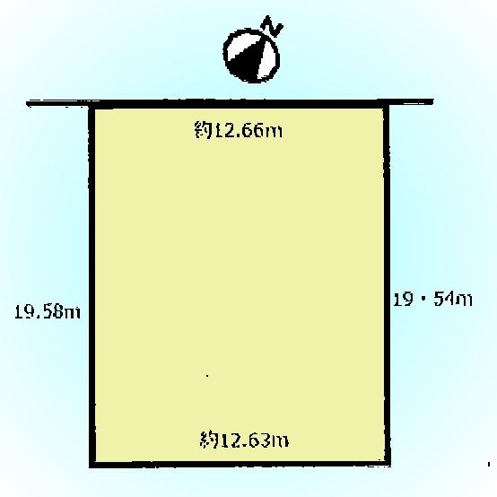 Compartment figure. Land price 24,800,000 yen, Land area 247.33 sq m