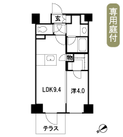 Floor: 1LDK + WIC, the occupied area: 33.96 sq m, Price: 1980 yen, now on sale