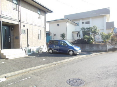 Parking lot. It is on-site parking