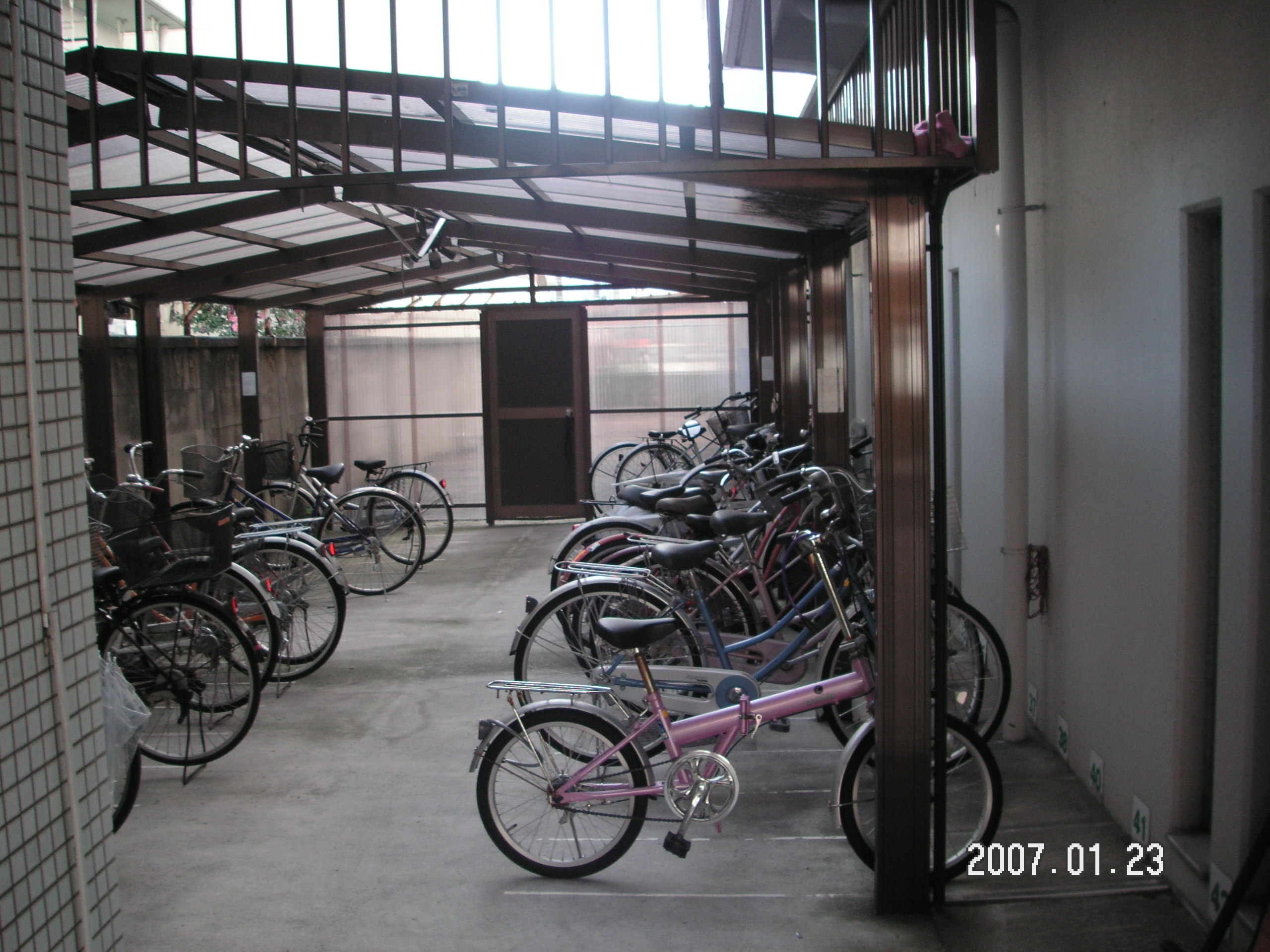 Other common areas. Bicycle-parking space