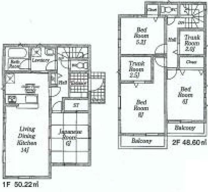 Floor plan. (3 ●), Price 29,800,000 yen, 4LDK, Land area 126.06 sq m , Building area 98.82 sq m