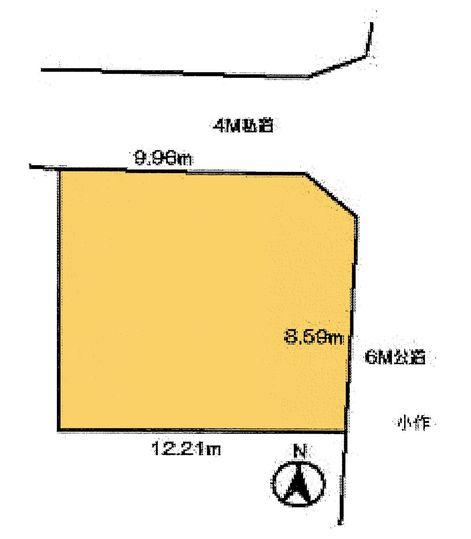 Compartment figure. Land price 19,800,000 yen, Land area 130.14 sq m compartment view