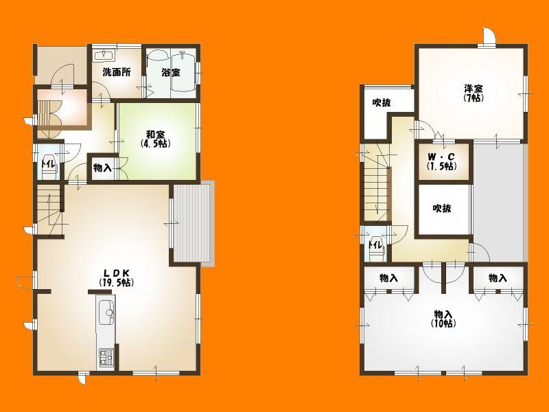 Floor plan. 29,800,000 yen, 3LDK, Land area 172.16 sq m , Building area 98.32 sq m floor plan