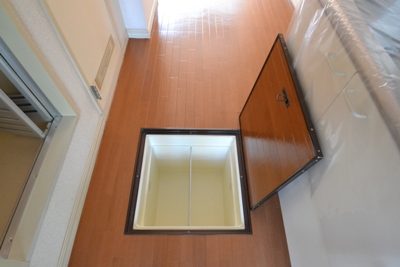 Other. Useful underfloor storage