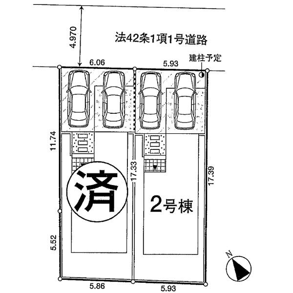 Compartment figure. 19,800,000 yen, 4LDK, Land area 103.01 sq m , Building area 79.38 sq m