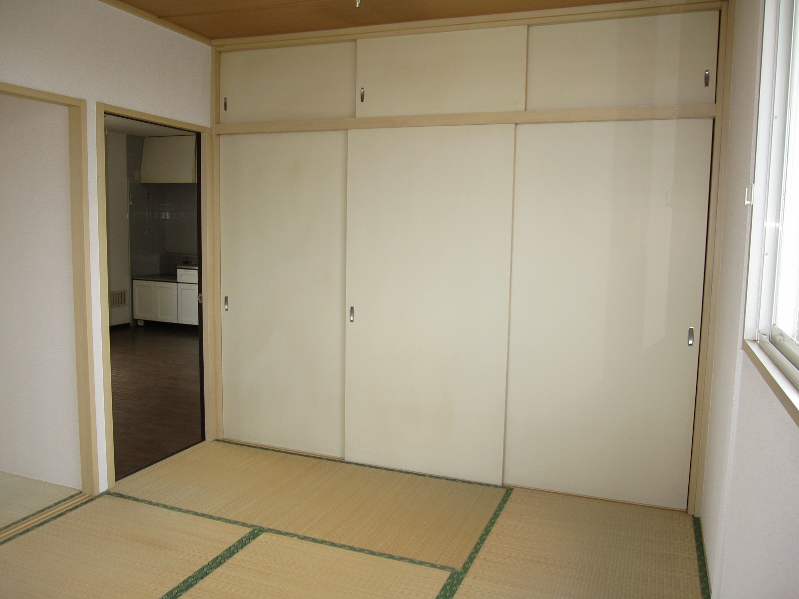 Living and room. Large storage in the Japanese-style room