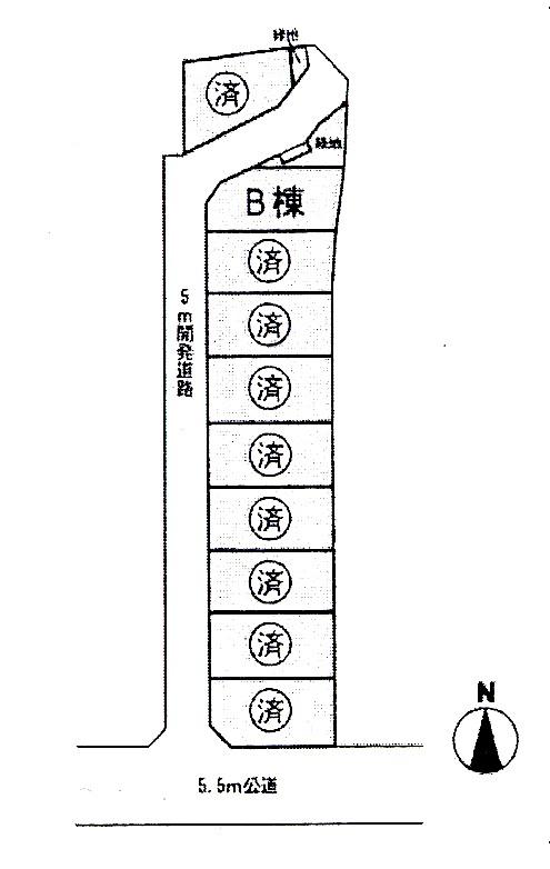 Compartment figure. 39,500,000 yen, 4LDK, Land area 110.04 sq m , Building area 87.57 sq m