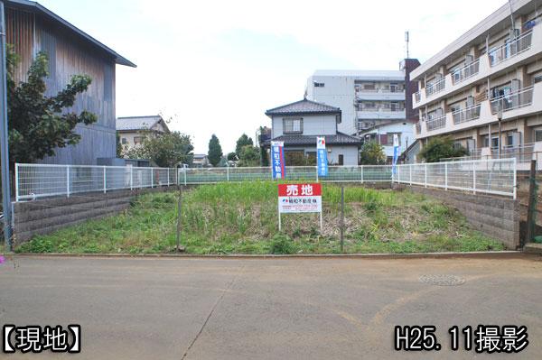 Local land photo. Local (09 May 2013) shooting current state vacant lot of the shaped areas of sales areas