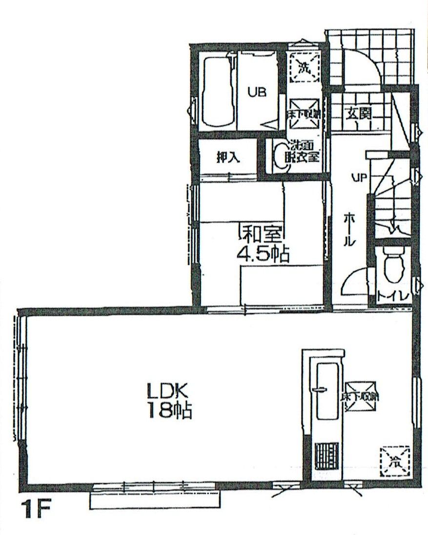 Floor plan. 48,800,000 yen, 4LDK, Land area 131.77 sq m , Building area 99.63 sq m 1 floor