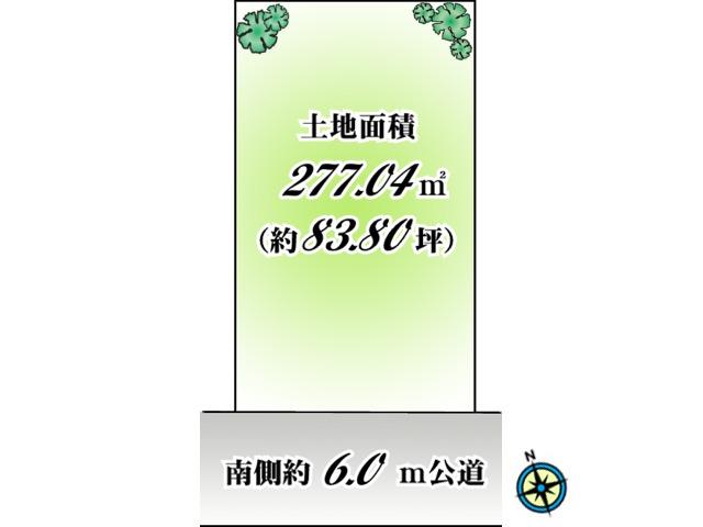 Compartment figure. Land price 60 million yen, Land area 277.04 sq m Higashikurume Maezawa 5-chome compartment view
