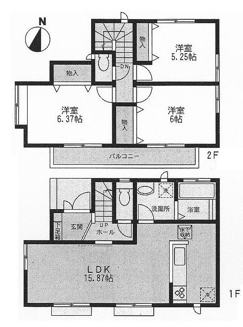 Floor plan. (A Building), Price 39,800,000 yen, 3LDK, Land area 101.45 sq m , Building area 79.9 sq m