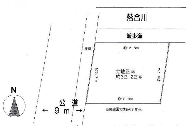 Compartment figure. Land price 25,800,000 yen, Land area 106.53 sq m