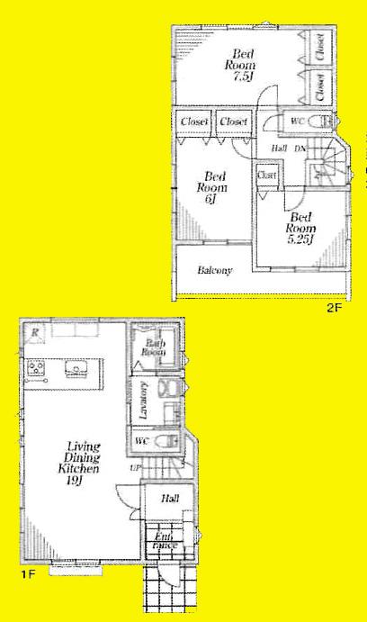 Floor plan. (1), Price 46,800,000 yen, 3LDK, Land area 152.28 sq m , Building area 88.89 sq m