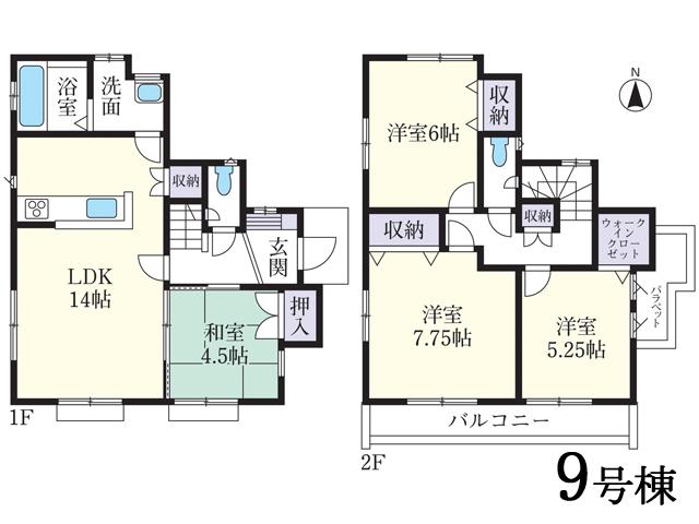 Floor plan. Rendering (1 Building ~ 7 Building)