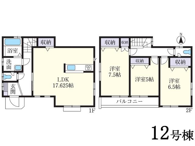 Floor plan. Higashi Kurume Municipal to the first elementary school 820m