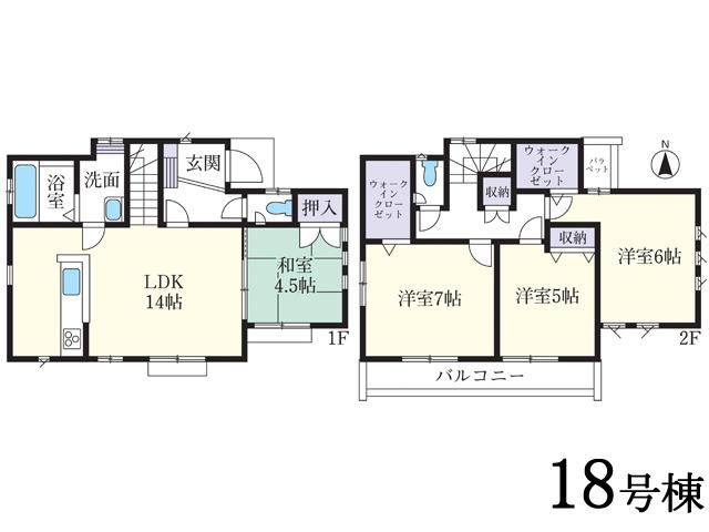 Floor plan. Higashi Kurume Municipal to the first elementary school 820m