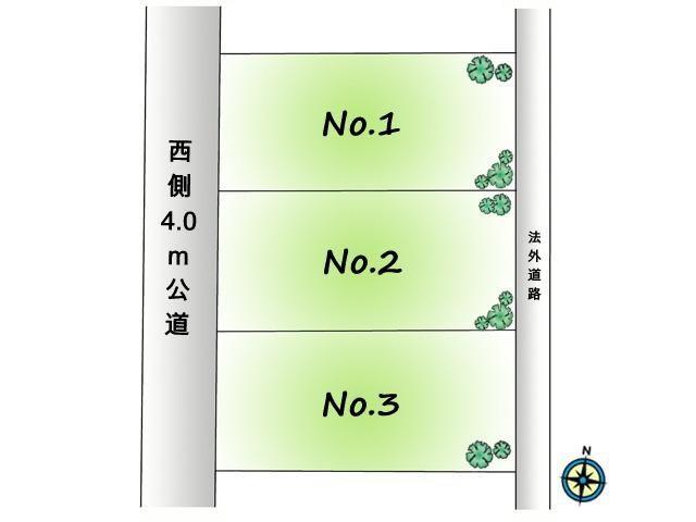 Compartment figure. 32,800,000 yen, 3LDK+S, Land area 115.81 sq m , Building area 91.12 sq m Higashi Kurume City center-cho 6-chome compartment view