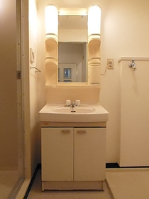 Washroom. Independent wash basin (Separate reference photograph)