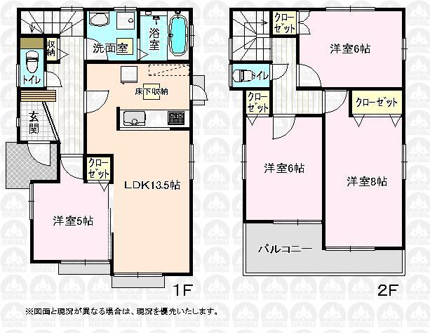 Floor plan. (13 Building), Price 29,800,000 yen, 4LDK, Land area 100.48 sq m , Building area 92.45 sq m