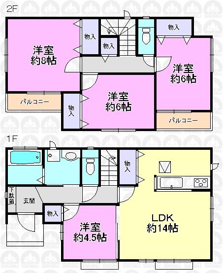 Floor plan. Complete image Perth