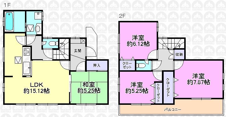 Floor plan. (10 Building), Price 30,800,000 yen, 4LDK, Land area 100.48 sq m , Building area 95.73 sq m