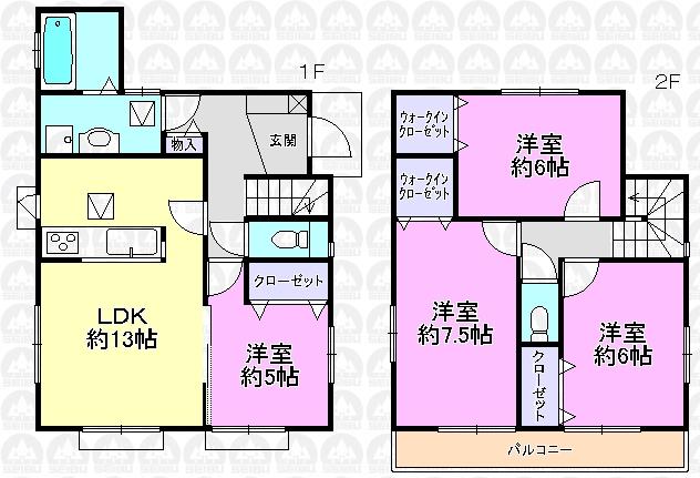 Floor plan. (11 Building), Price 30,300,000 yen, 4LDK, Land area 100.48 sq m , Building area 92.73 sq m