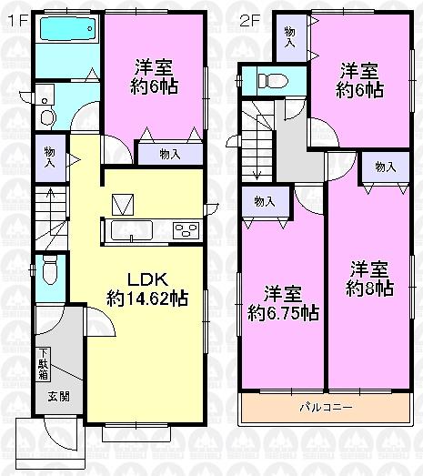 Floor plan. Megurita 800m up to elementary school