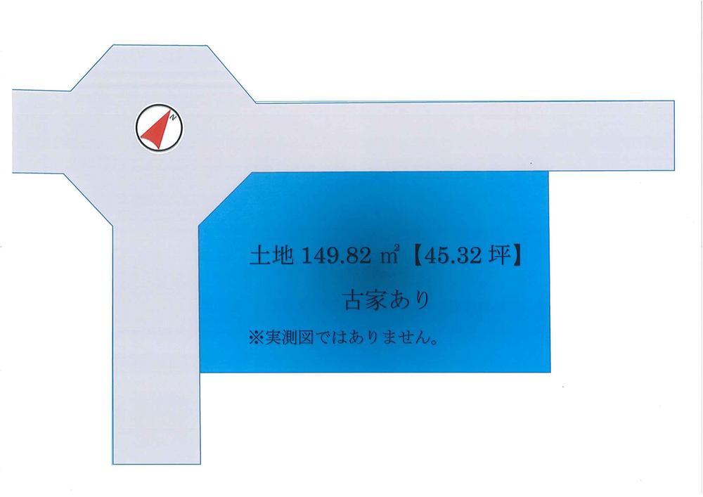 Compartment figure. Land price 25,800,000 yen, Land area 149.82 sq m