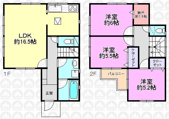 Floor plan. Kodaira Station south exit