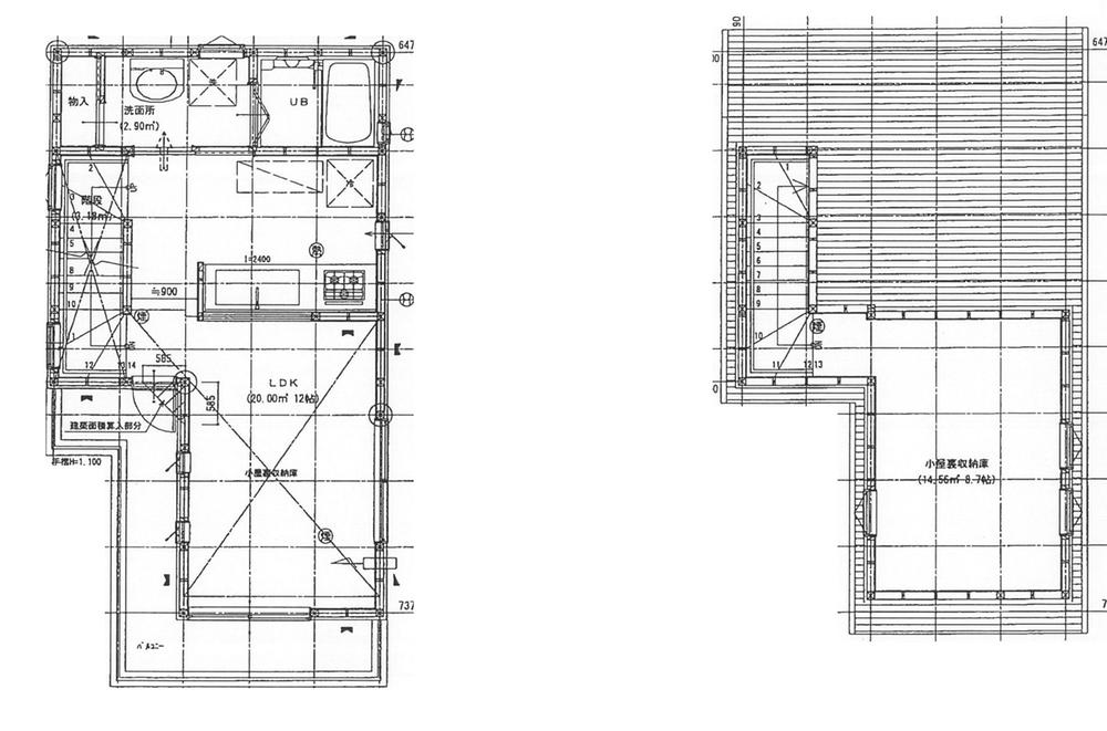 Floor plan. 29,800,000 yen, 2LDK + S (storeroom), Land area 73.97 sq m , Building area 58.78 sq m