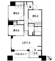 Floor: 3LDK, occupied area: 70.59 sq m, Price: TBD