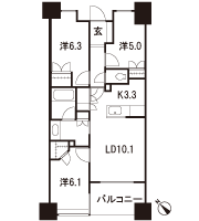 Floor: 3LDK + WIC, the occupied area: 68.16 sq m, Price: TBD