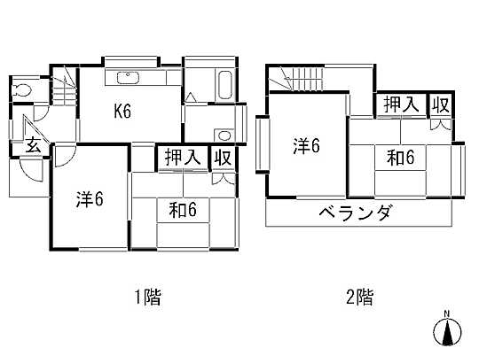 Floor plan. 17,900,000 yen, 4DK, Land area 90.31 sq m , Building area 71.18 sq m