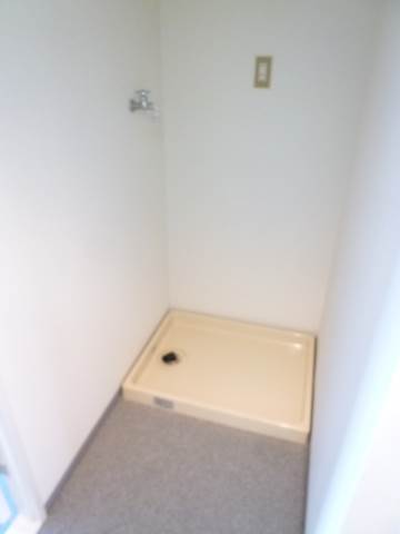 Other room space. There is storage room washing machine