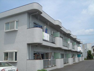 Building appearance. Balcony side