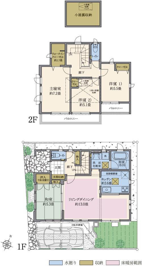 Other.  [STAGE7] , It plans to sell price ( ※ 1 million yen units) 43 million yen, 4LDK + walk-in closet + attic storage, Land area 100.1 sq m , Building area 98.71 sq m